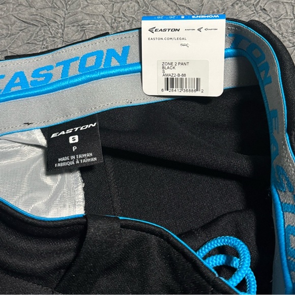 EASTON Women's Zone 2 Fastpitch Softball Pants Black Small 26-28” Baseball - Picture 4 of 4